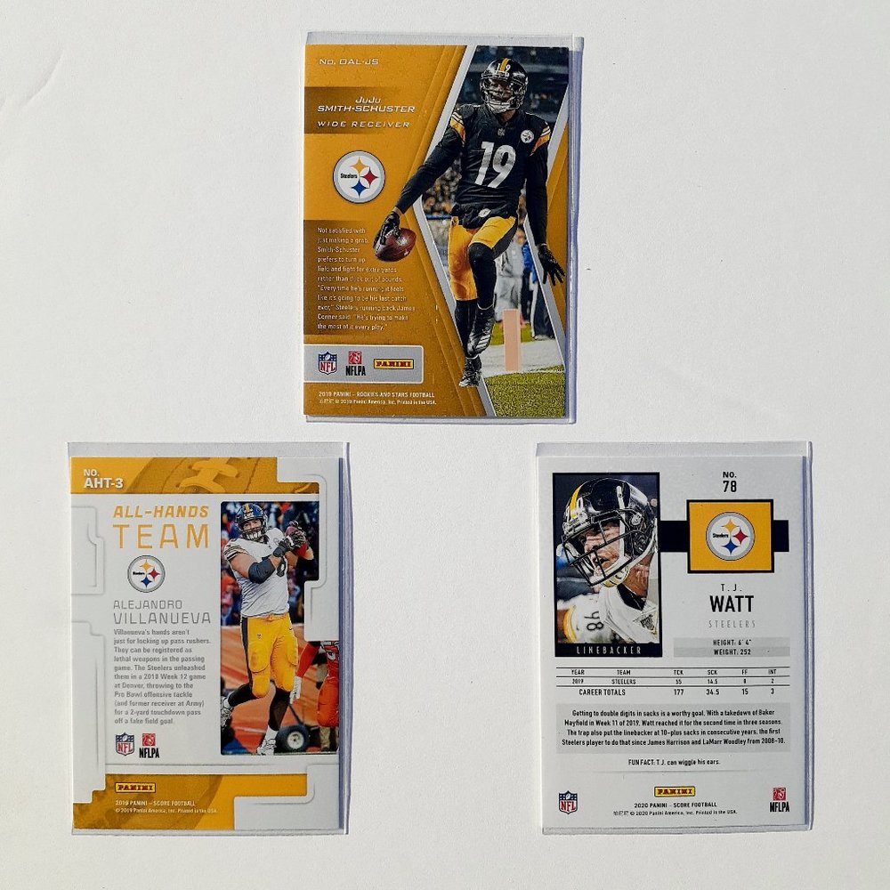 Pittsburgh Steelers 9 Card Lot [FBL] [27_6] - Picture 6 of 8